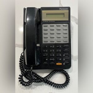 Panasonic Hybrid System KX-T7030 Digital Display Black Business Speaker Phone